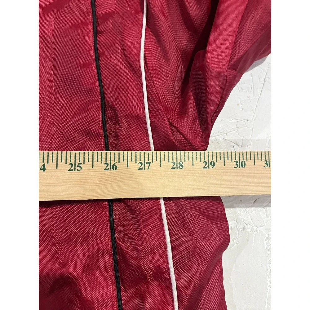 Vintage Arkansas Razorbacks Reversible Jacket Embroidered Mens‎ 2XL Fleece Red